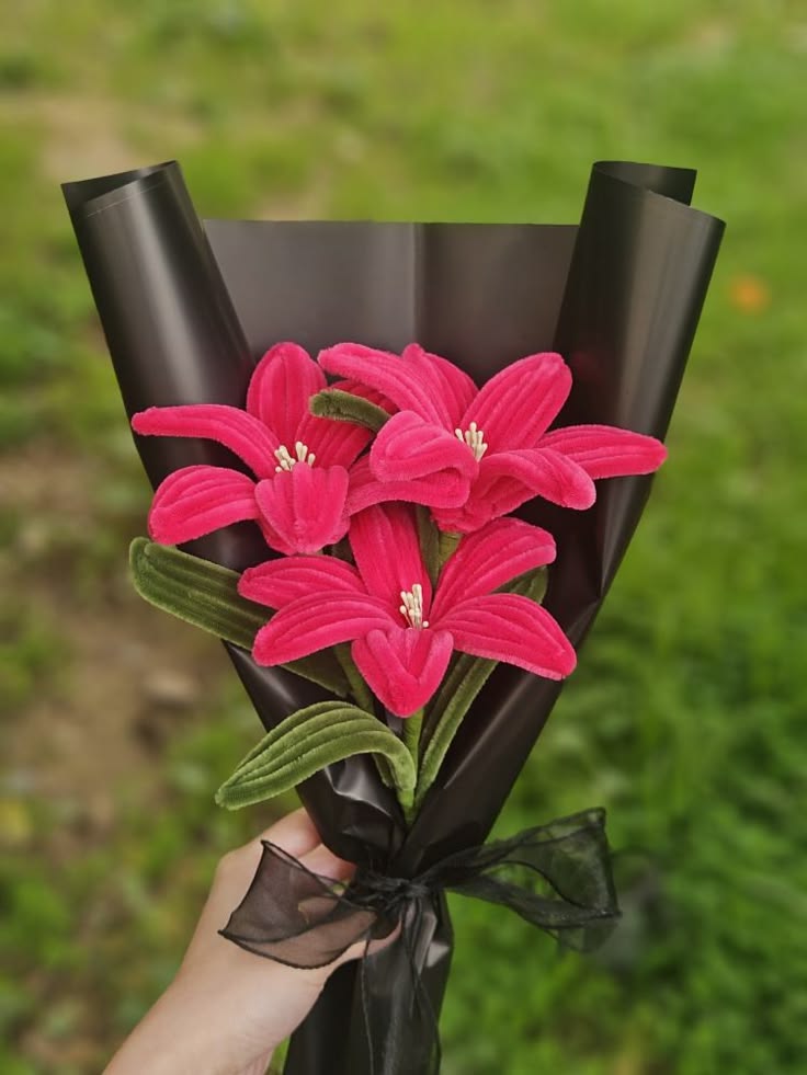 BRIGHT PINK LILIES